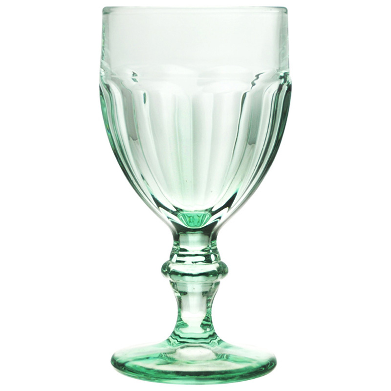 多彩高腳杯(淺綠) 345cc