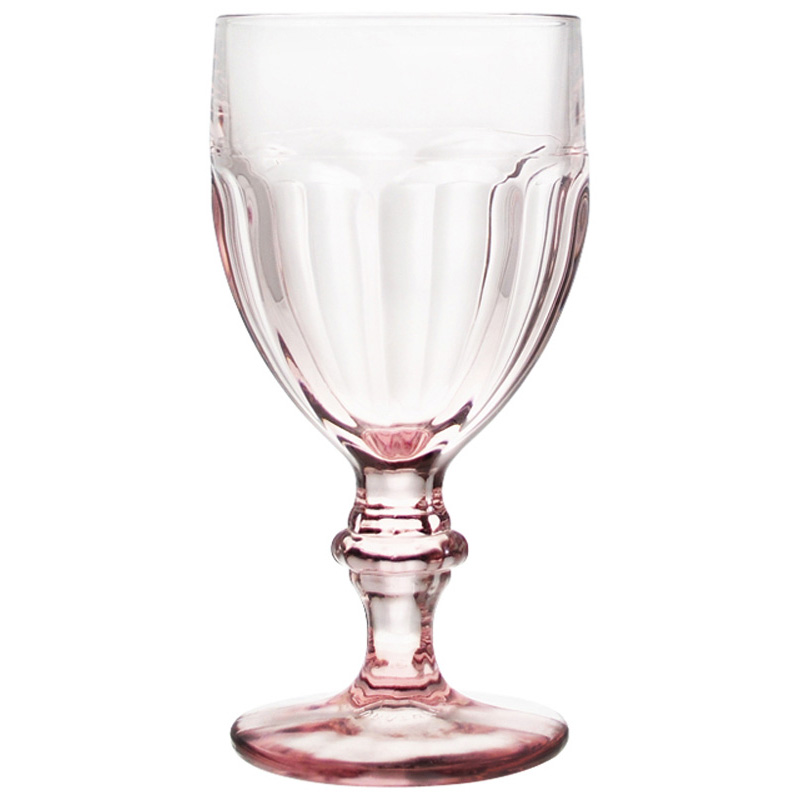 多彩高腳杯(淺粉紅) 345cc