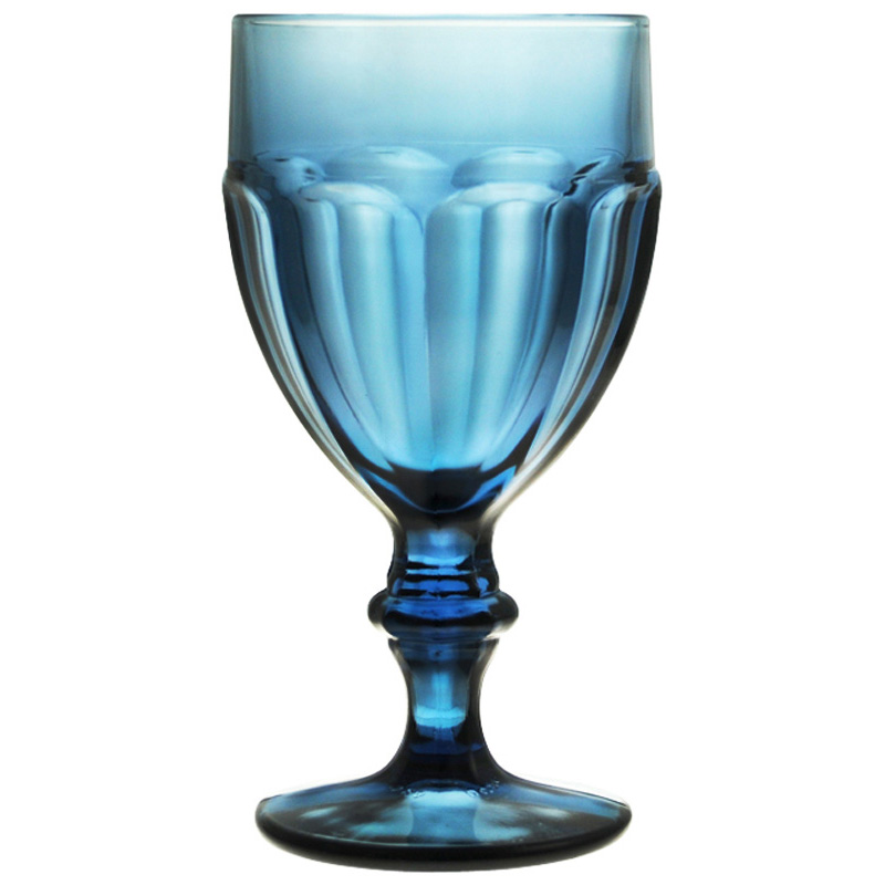 多彩高腳杯(憂鬱藍) 345cc